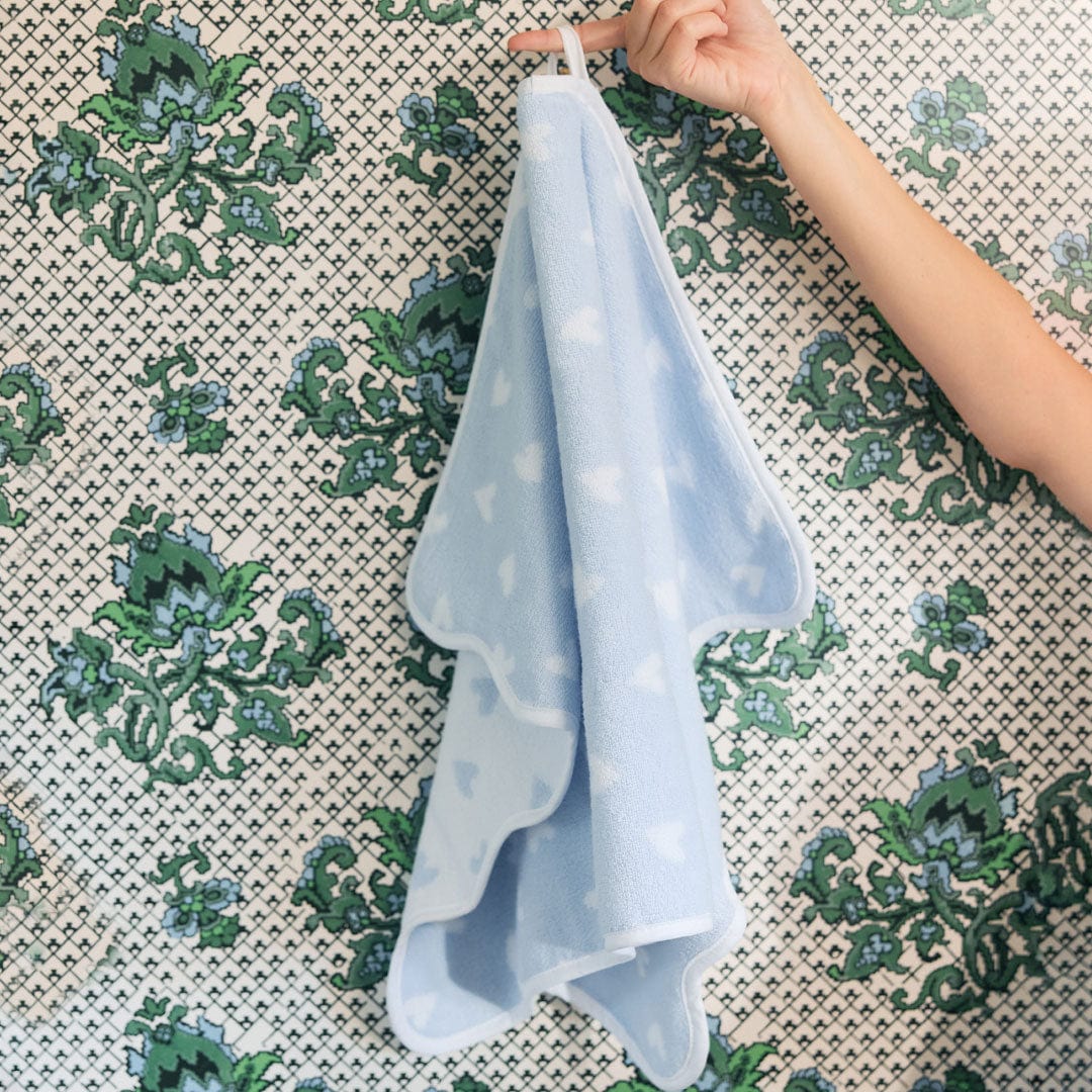 Patterned Scallop Hand Towels (pair) - Image 6