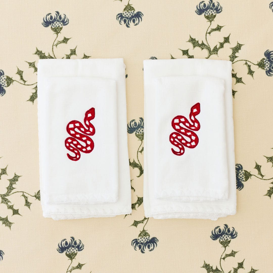 Stitched Edge Powder Bath Towels (pair) - Image 102