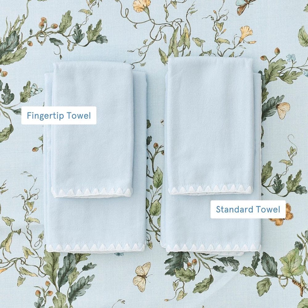 Stitched Edge Powder Bath Towels (pair) - Image 132