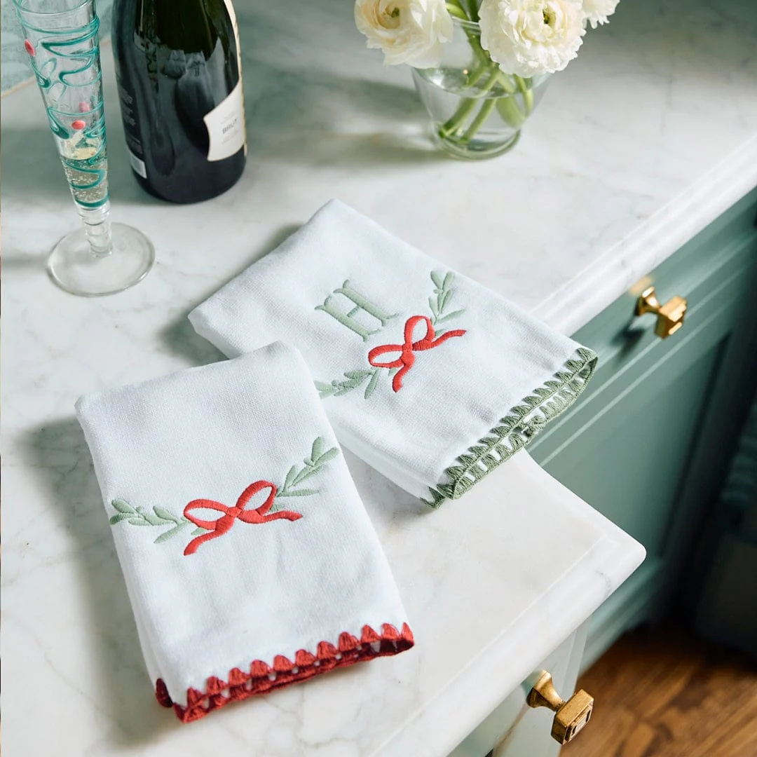 Stitched Edge Powder Bath Towels (pair) - Image 78