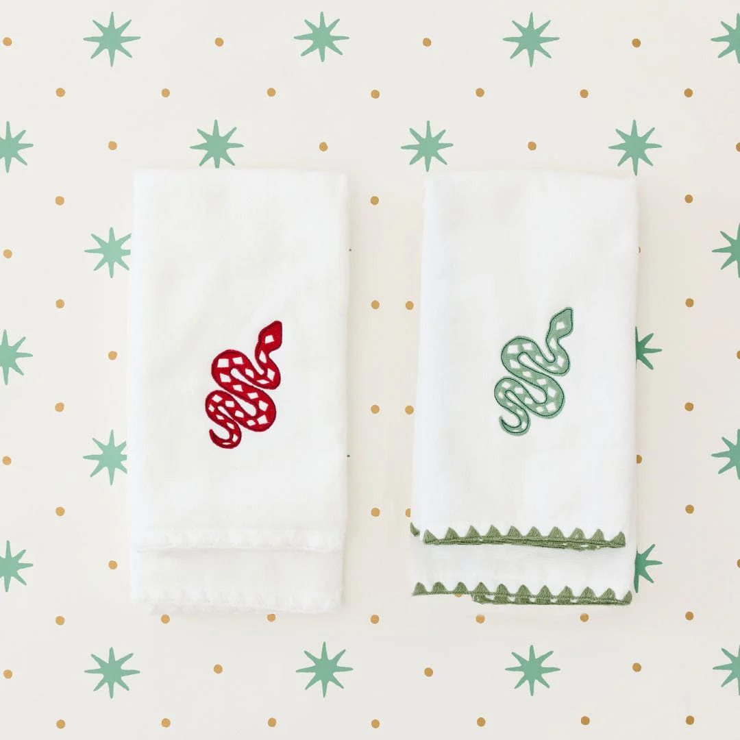 Stitched Edge Powder Bath Towels (pair) - Image 91