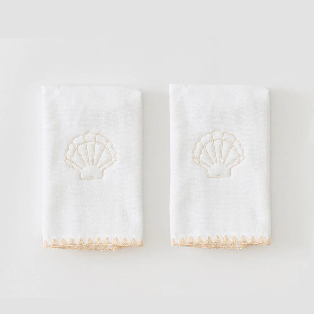 Stitched Edge Powder Bath Towels (pair) - Image 98