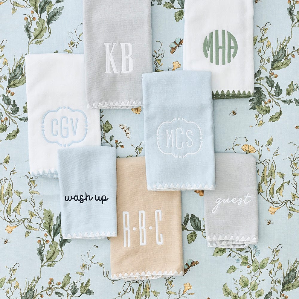 Stitched Edge Powder Bath Towels (pair) - Image 11
