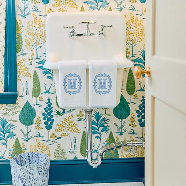 Stitched Edge Powder Bath Towels (pair) - Image 19