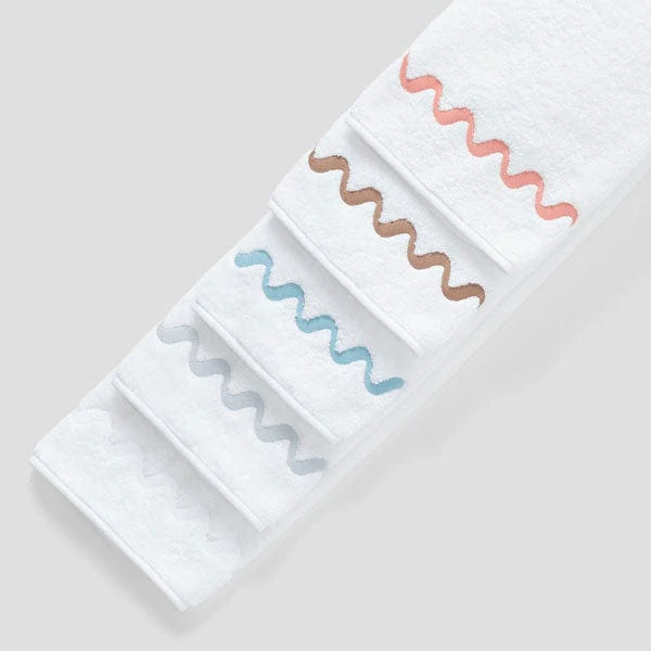 Wave Embroidered Hand Towels (pair) - Image 31