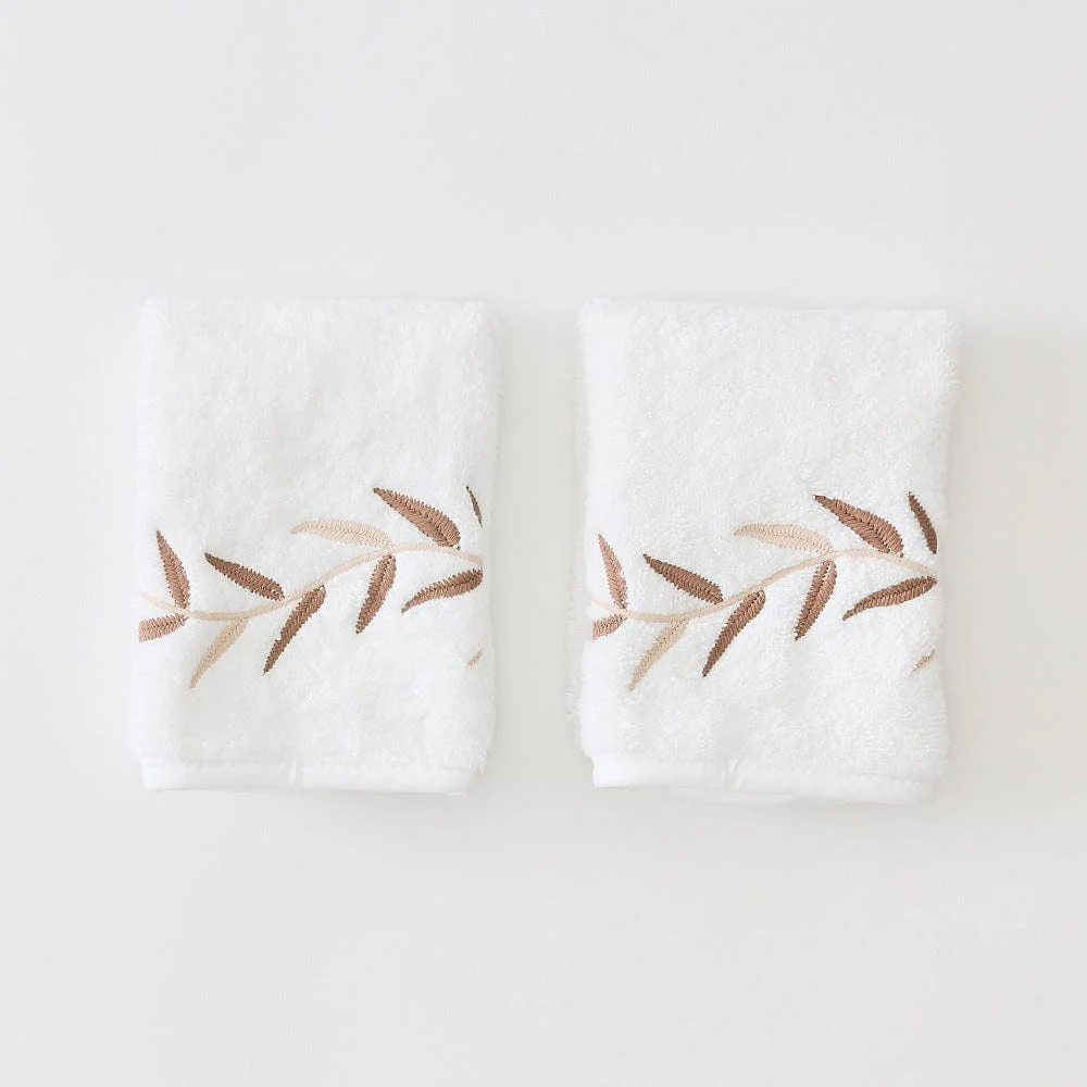 Willow Embroidered Washcloths (pair) - Image 17